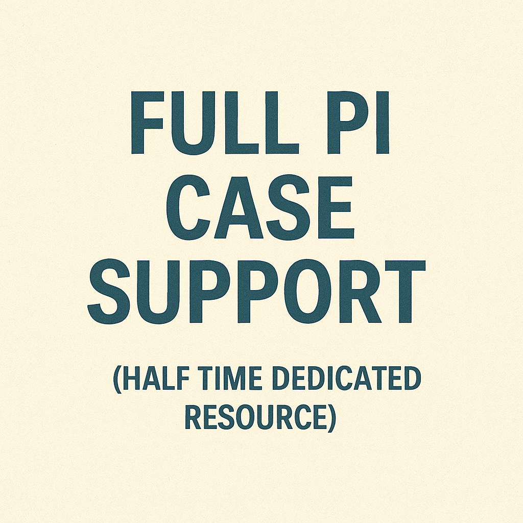 Full PI Case Support (Half Time Dedicated Resource)